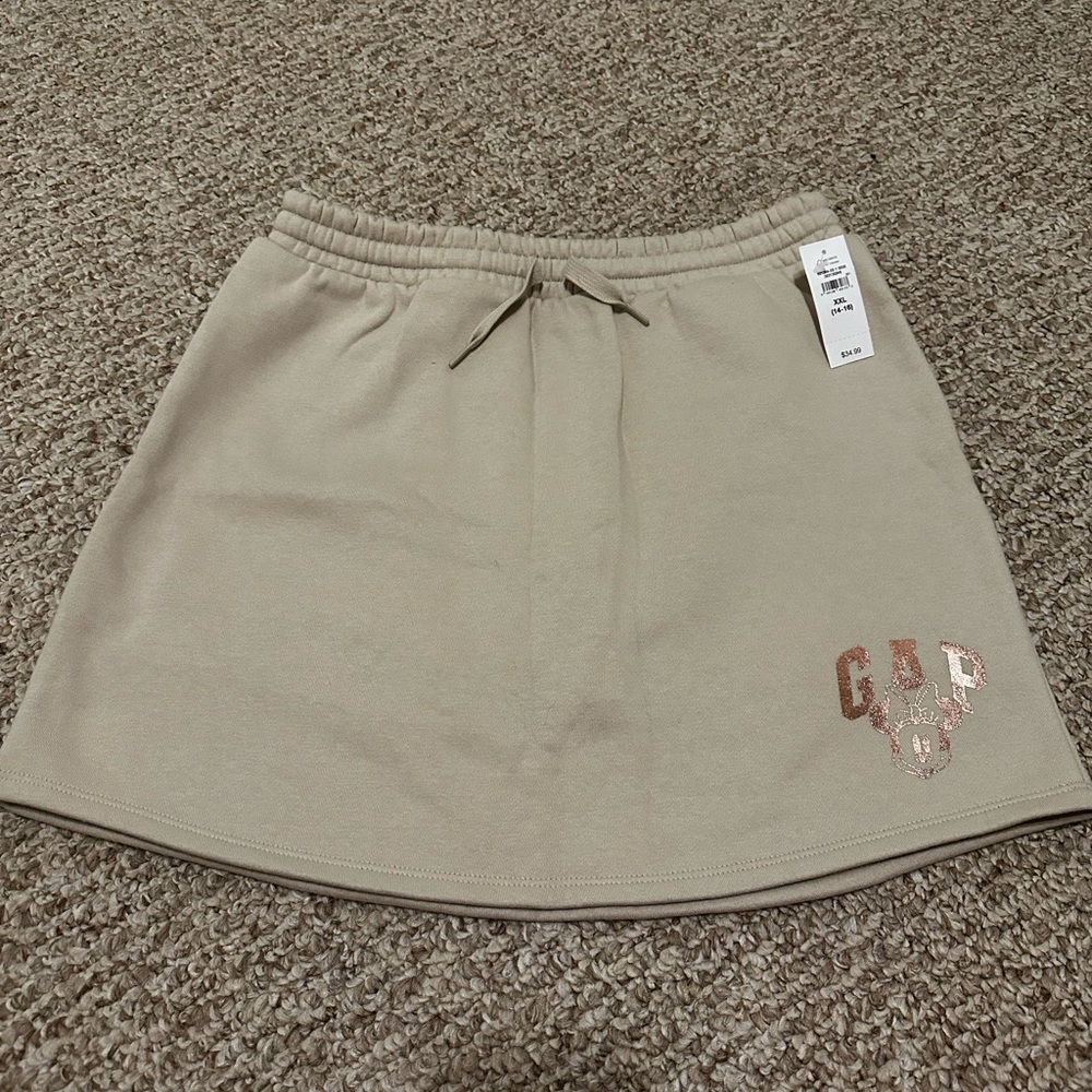 ✅3/$24 GAP x Disney Girls Skirt w/shorts NWT